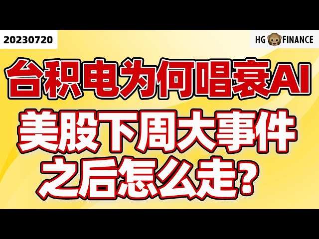 AI的第一盆冷水【2023/07/20】美股 | 投资 | 股票 | 猴哥财经