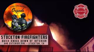 2 Story, Vacant With Heavy Fire • Engine 2 on S. San Joaquin • Stockton, California