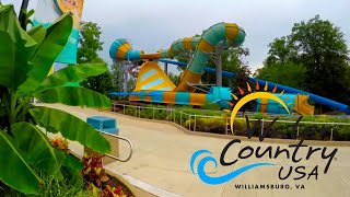 Water Country USA (Williamsburg, Virginia) 4K