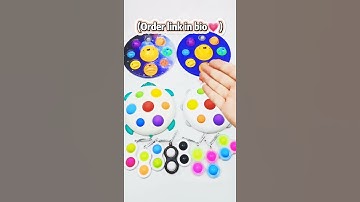 Pop it SATISFYING ASMR tiktok Compilation 💛 #Shorts #PopIt #Fidget