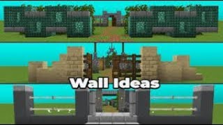 Minecraft Basi̇t Duvar Fi̇ki̇rleri̇ Ve Tasarimlari 1.14