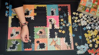 Colorblock Creatures | 500 Piece GreenBox Art Jigsaw Puzzle Timelapse + Lofi Beats