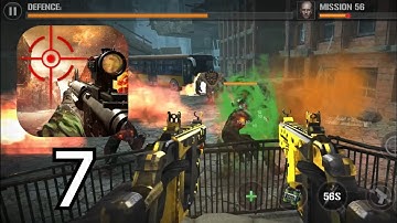Zombie command shooting: Gameplay Walkthrough Part 7 (IOS,Android)