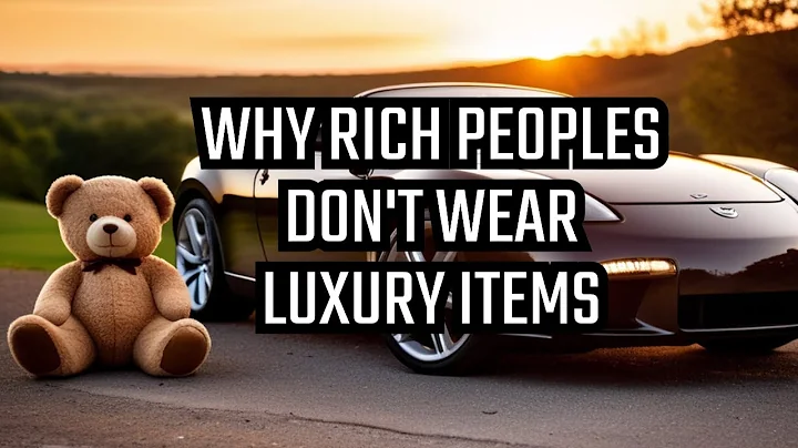 Why RICH People Don't Wear LUXURY Items | The Surprising Reason #richlifestyle #richpeoplelifestyle
