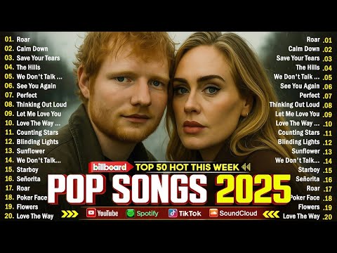 🔴 Top Song Live 2025 ✨ Billboard Top 50 – Selena Gomez, The Weeknd, Dua Lipa, Zayn, Taylor Swift