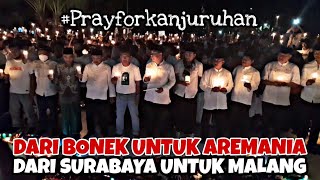 BONEK DAN PERSEBAYA SURABAYA DOA BERSAMA TRAGEDl KANJURUHAN MALANG || #prayforkanjuruhan #persebaya
