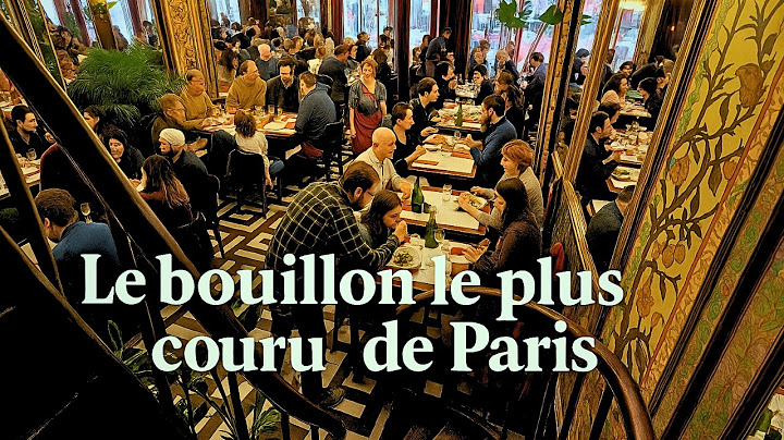 Le petit bouillon Pharamond : le restaurant comme chez mamie