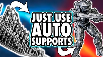 How to Support Miniatures - THE EASY WAY - for Resin Printers