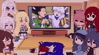 Fairy Tail Reacts To Fandoms Hxh Fairy Tail Gacha