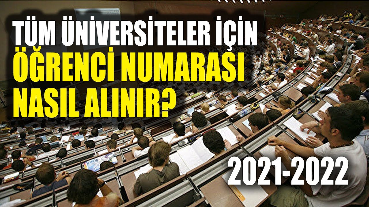 2021 universitelerde ogrenci numarasi nasil alinir adim adim goruntulu anlatim ehocamm ogrencino youtube