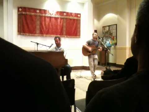 Tom Goss and Matt Alber performing "Rocket Man"