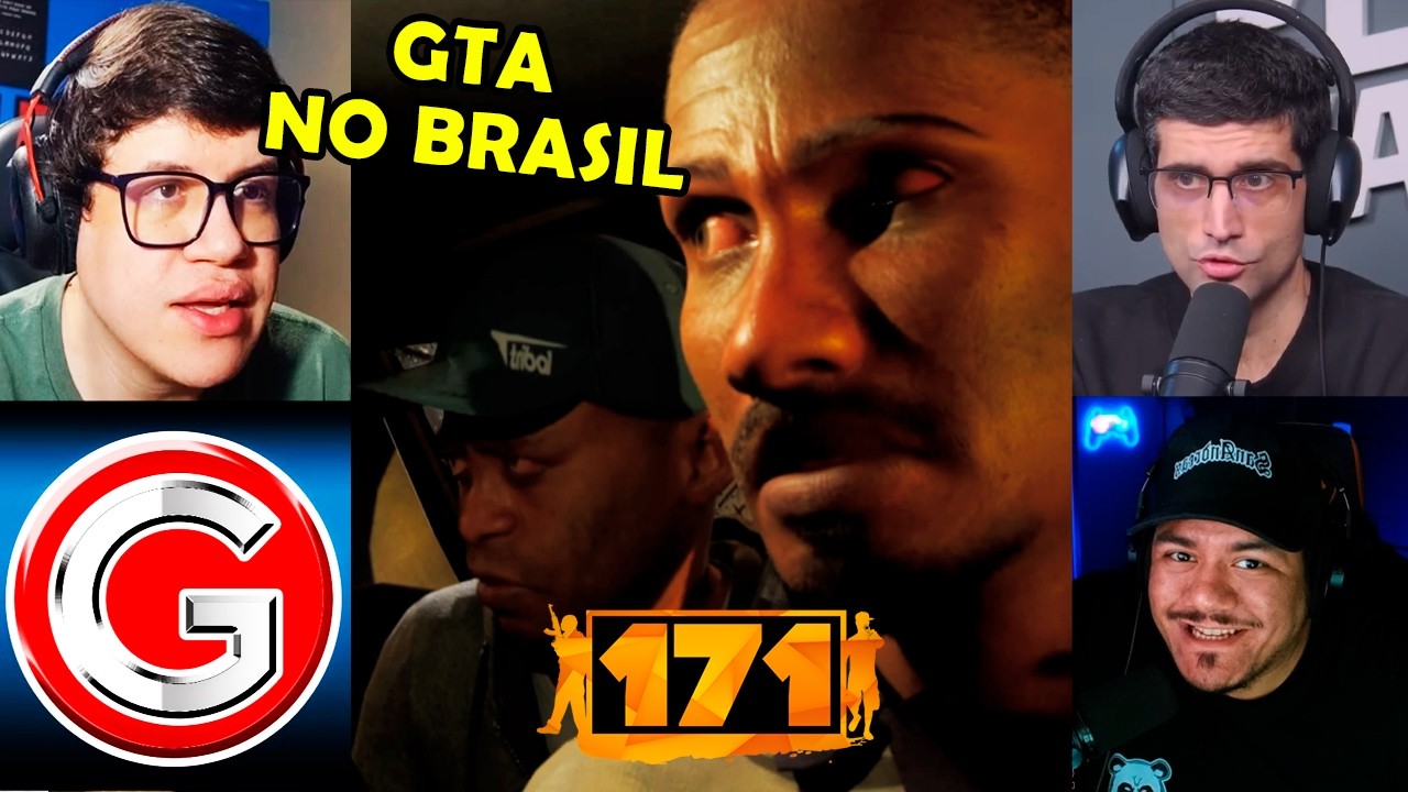 YOUTUBERS ENLOUQUECEM COM O NOVO TRAILER DO GTA NO BRASIL - 171