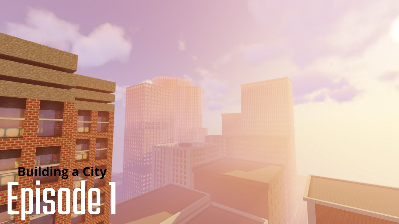 Minecraft City Build #1 - Downtown Part 1 - Timelapse - YouTube