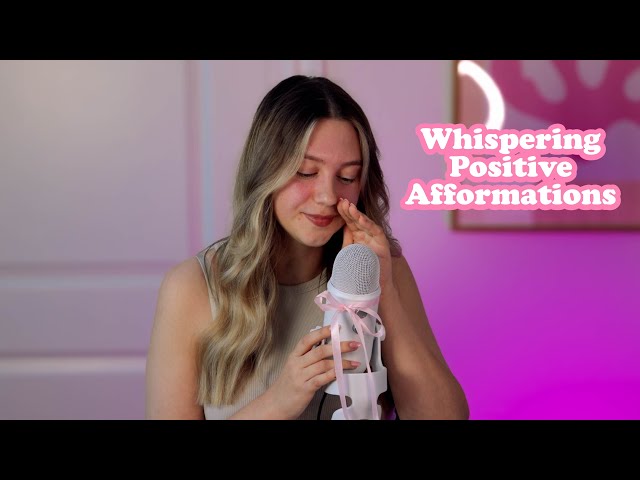 Whispering Positive Affirmations ✨ Relaxing ASMR for Sleep & Self-Love