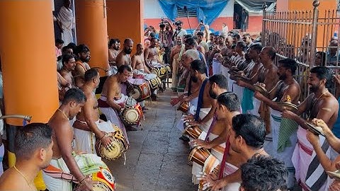 പുതുക്കോട് നവരാത്രി 7ആം വിളക്ക് (കിഴക്കേ ഗ്രാമം) :- പതികാലം മദ്ദള താളവട്ടം & തീര് - കോട്ടക്കൽ രവി.