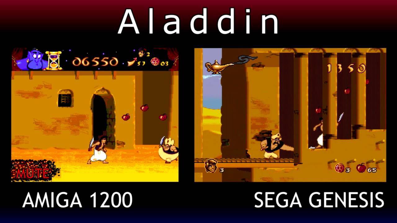 aladdin snes vs mega drive