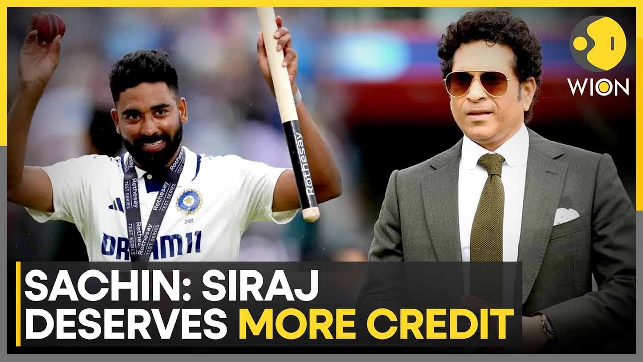 Sachin Tendulkar ‘In Love’ With Mohammed Siraj’s Attitude | Why Siraj Deserves More Credit | WION