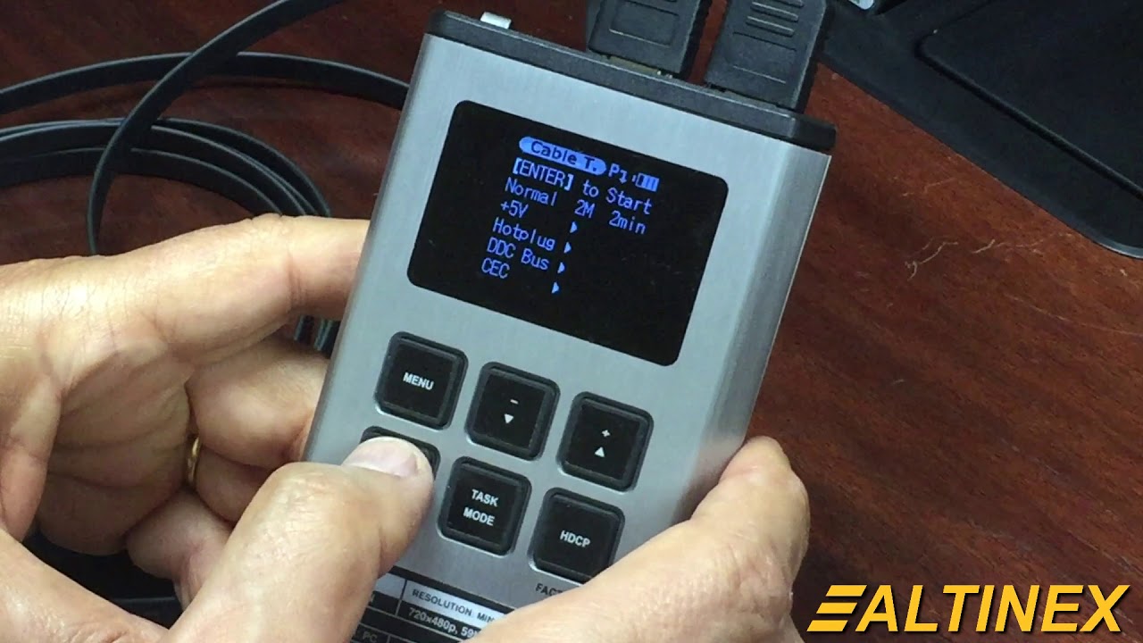 Cable Testing with the HDMI Signal Generator from Altinex YouTube