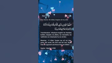 "Powerful Dua to Forgive All Your Sins – Instant Spiritual Healing!" #shorts #dua #ytshorts #quran