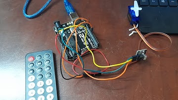 control servo with IR remote and code (with arduino)