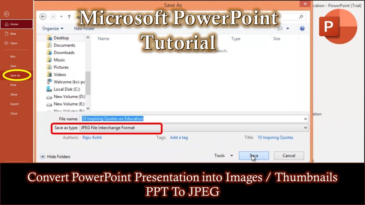 can you convert a video to a powerpoint presentation