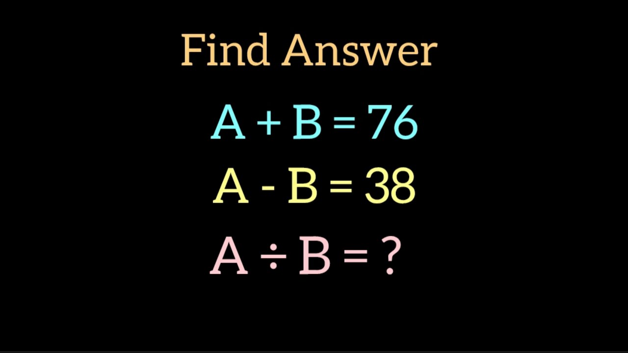 Find Answer| maths