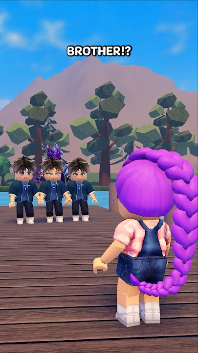 😰 Rumi Had to Choose Her Real Brother… Before Sunset #berry #roblox #shorts