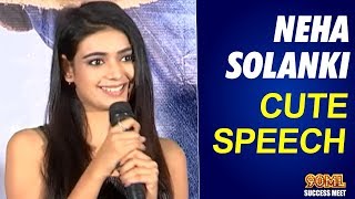 Heroin Neha Solanki Cute Speech | 90 ML Movie Success Meet | Karthikeya | Latest Telugu Moives