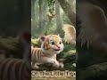 the Adventure of the little Tiger cubs #animasi #aivideo