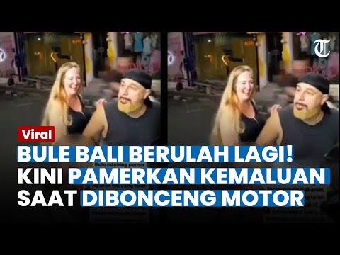 Heboh Cewek Bule Pamerkan Kemaluan saat Dibonceng Motor di Seminyak Bali