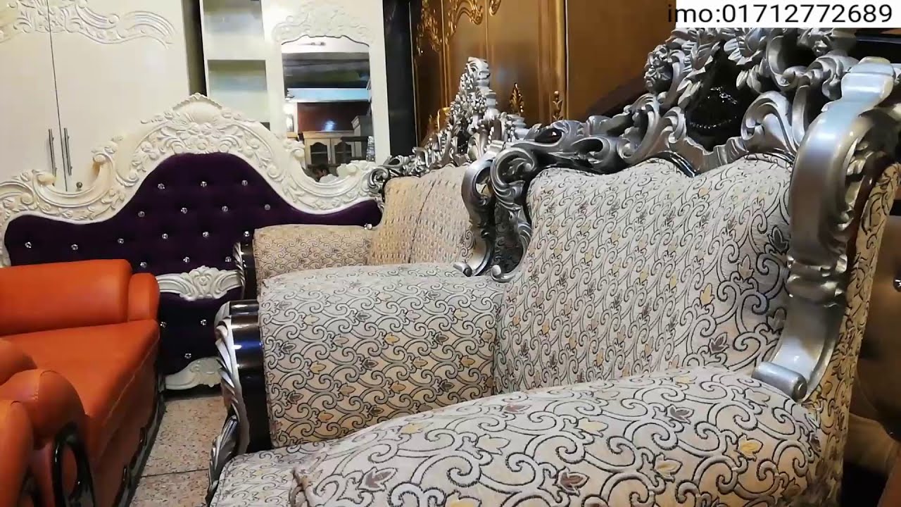 Segun kather sofa set price। সোফা সেগুন কাঠের রাজকীয় নকশা সোফা। sofa