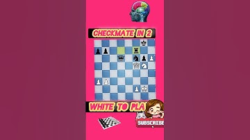 checkmate in 2  white to play @chesstraps  #puzzlesolving #trending