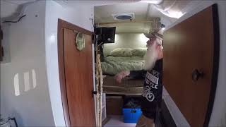 Tour outside and inside a 2019 of a Scamp Travel Trailer 19 ft. Fifth Wheel Camper