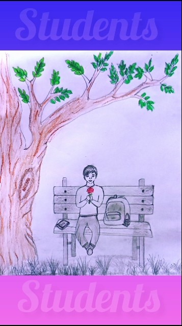 How To Draw A Students 🧑‍🎓🧑‍🎓 ।। #students #art #drawing #shorts # ...