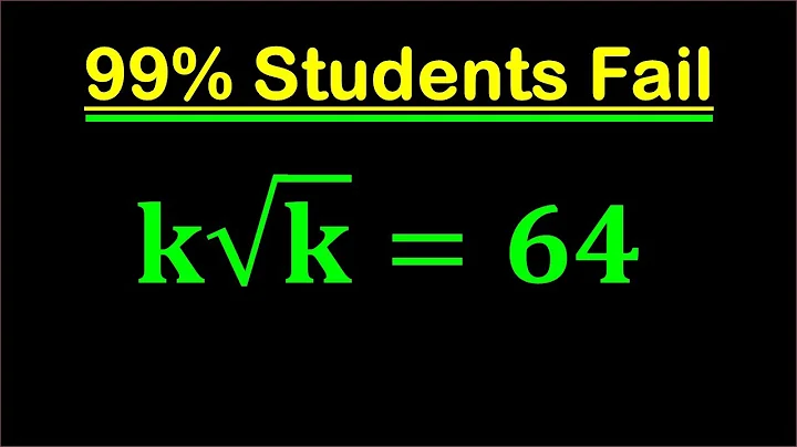 Solving a 'Harvard' University entrance exam | find k?