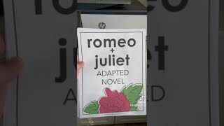 Romeo and Juliet Adapted Novel | Special Education + Autism Classrooms