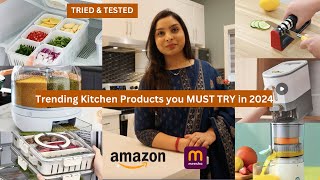 INDIAN KITCHEN ESSENTIALS | Inexpensive & Useful Items for Indian Kitchen  TRIED & TESTED