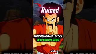 They ruined Mr. Satan in Dragon Ball Sparking Zero Bt3 did it better