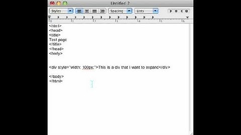 How to Make a Container Expand in HTML : Web Design & WordPress
