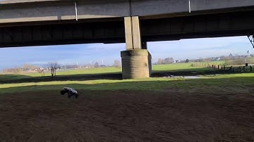 Nieuwe schans van rc midden Nederland  xmaxx 1100kv first jump