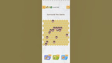 Draw 2 Save level 109 Surround Santa #shorts
