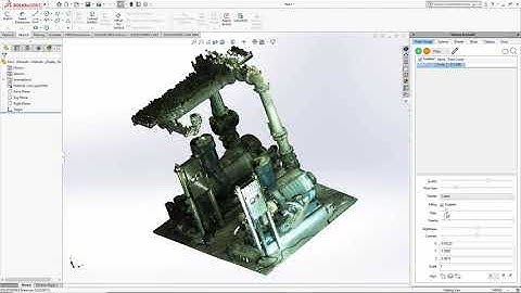 Point Clouds for SolidWorks: Loading and settings for Point Clouds