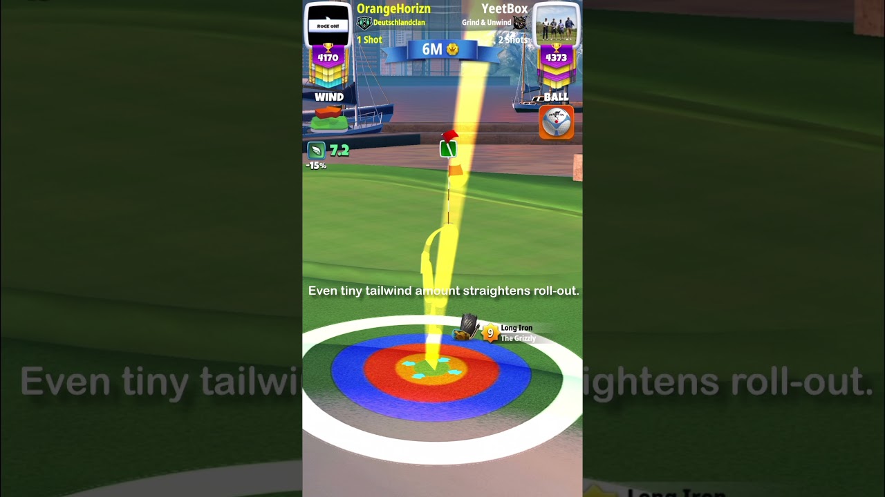 Secondary wind effect on a rough bump - a break down of maple bay 4b (Golf Clash Tour 10)