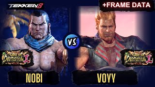 Nobi Feng Vs Voyy Paul - Tekken 8 Ranked Pro Gameplay Frame Data