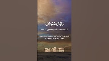 إنا نحنُ نرثُ الأرض ومن عليها وإلينا يرجعون #قرآن_كريم #حسن_الحنفي #سورة_مريم