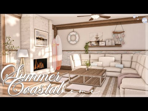 BLOXBURG: Summer Coastal Home | speedbuild 🌊