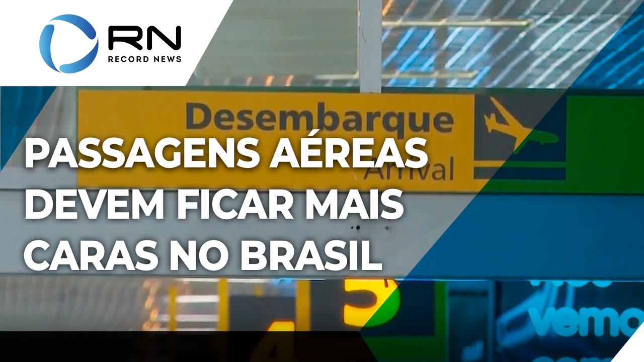 Passagens aéreas devem ficar mais caras no Brasil