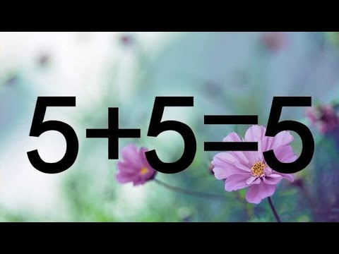 德国经典奥数题，5+5=5怎能成立？能5秒写出答案的人，智商超120