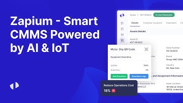 Zapium- IoT and AI Powered CMMS Software