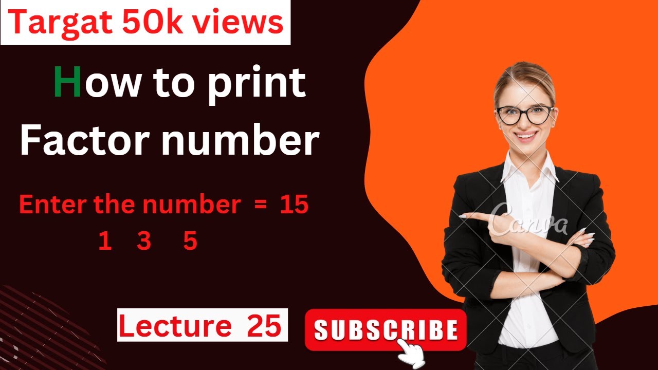 How to print factor number in c language 2022 c language html 